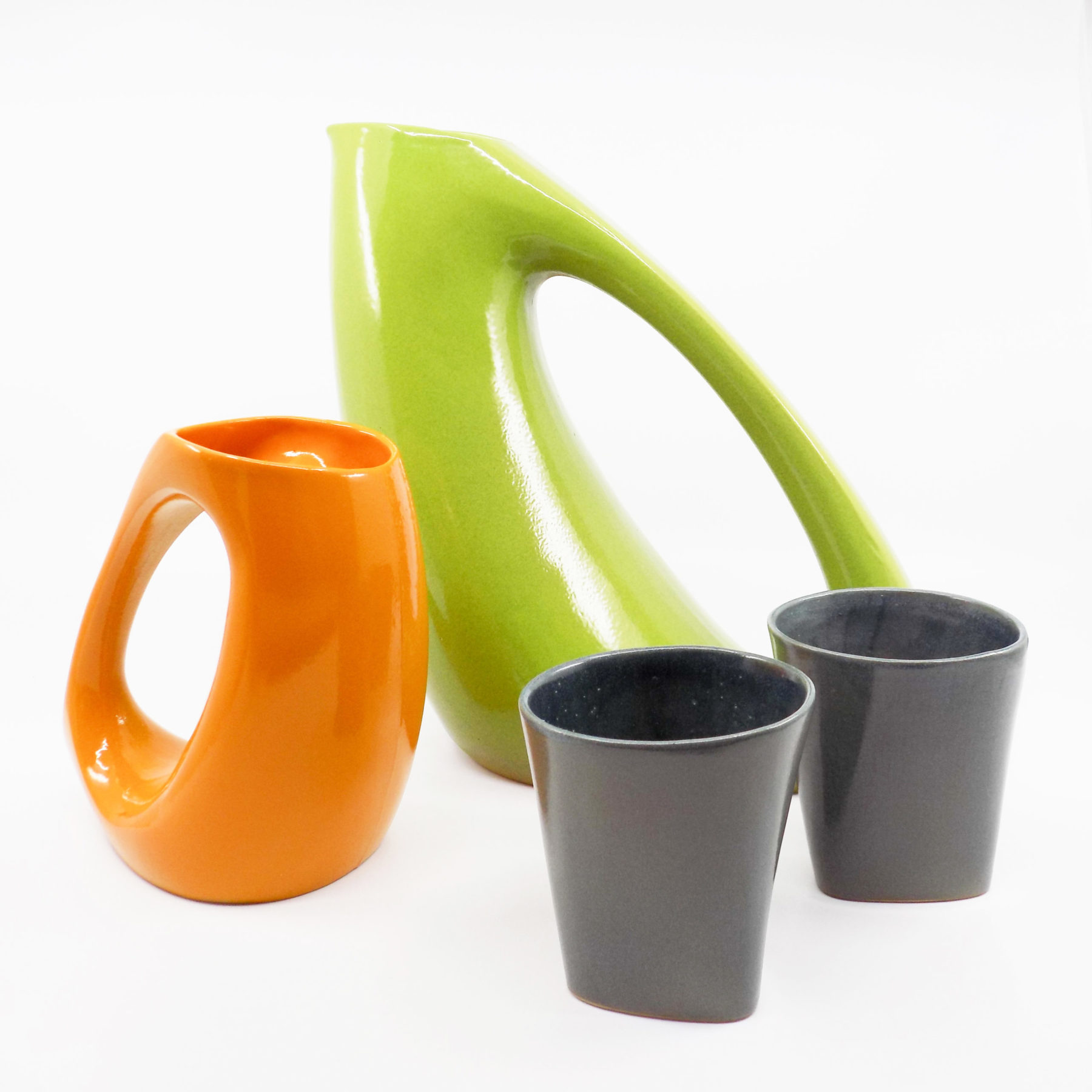 Pitcher, Mug, & Cups (colors)