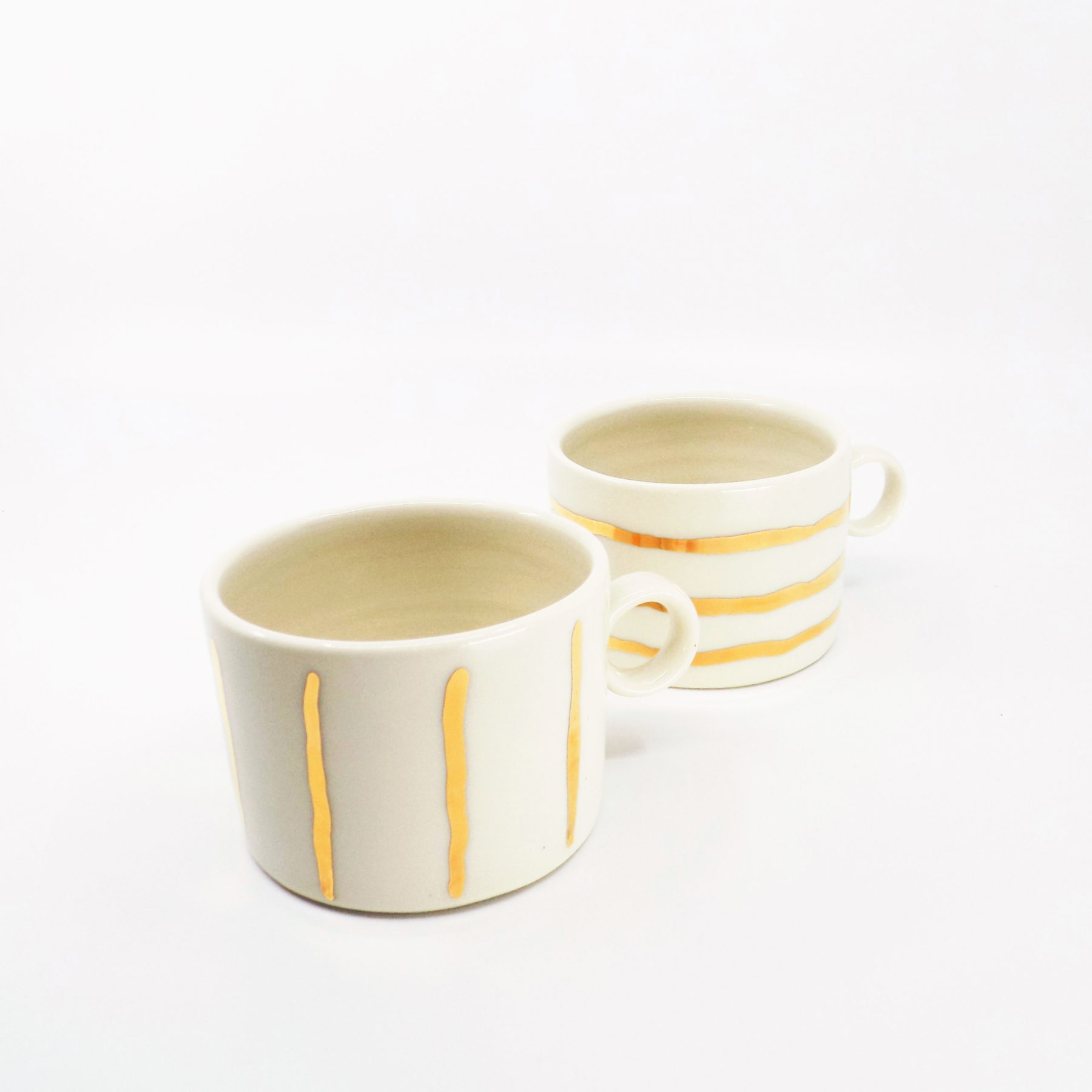 Gold Stripe Mug