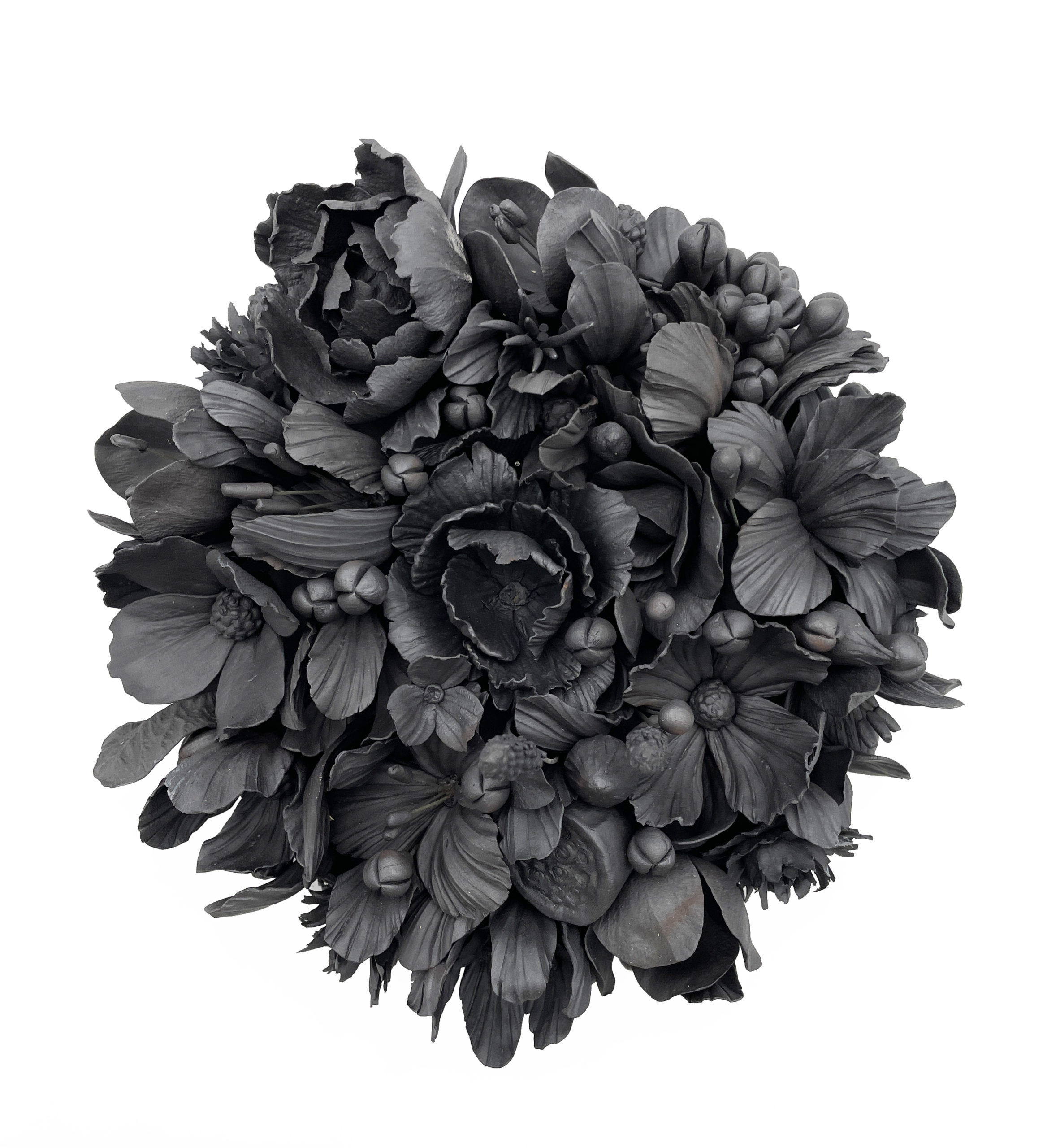 Black Round Wallflower 2