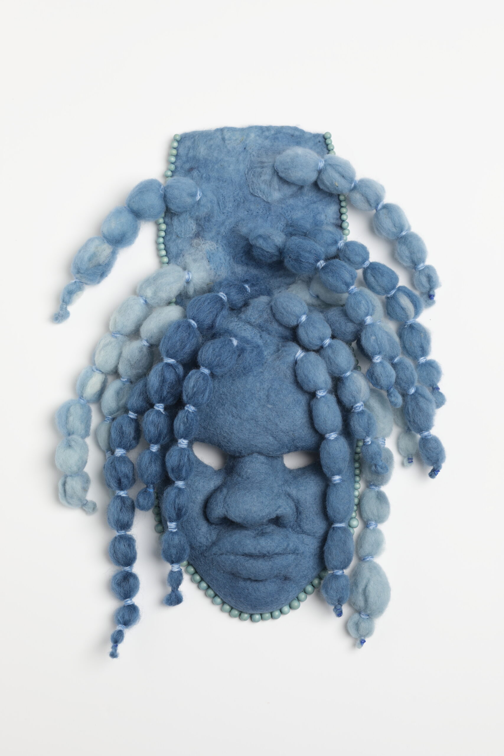 blue/Black/baby smiles, singin’ to an old river- we hear you coming (peformance mask 3)