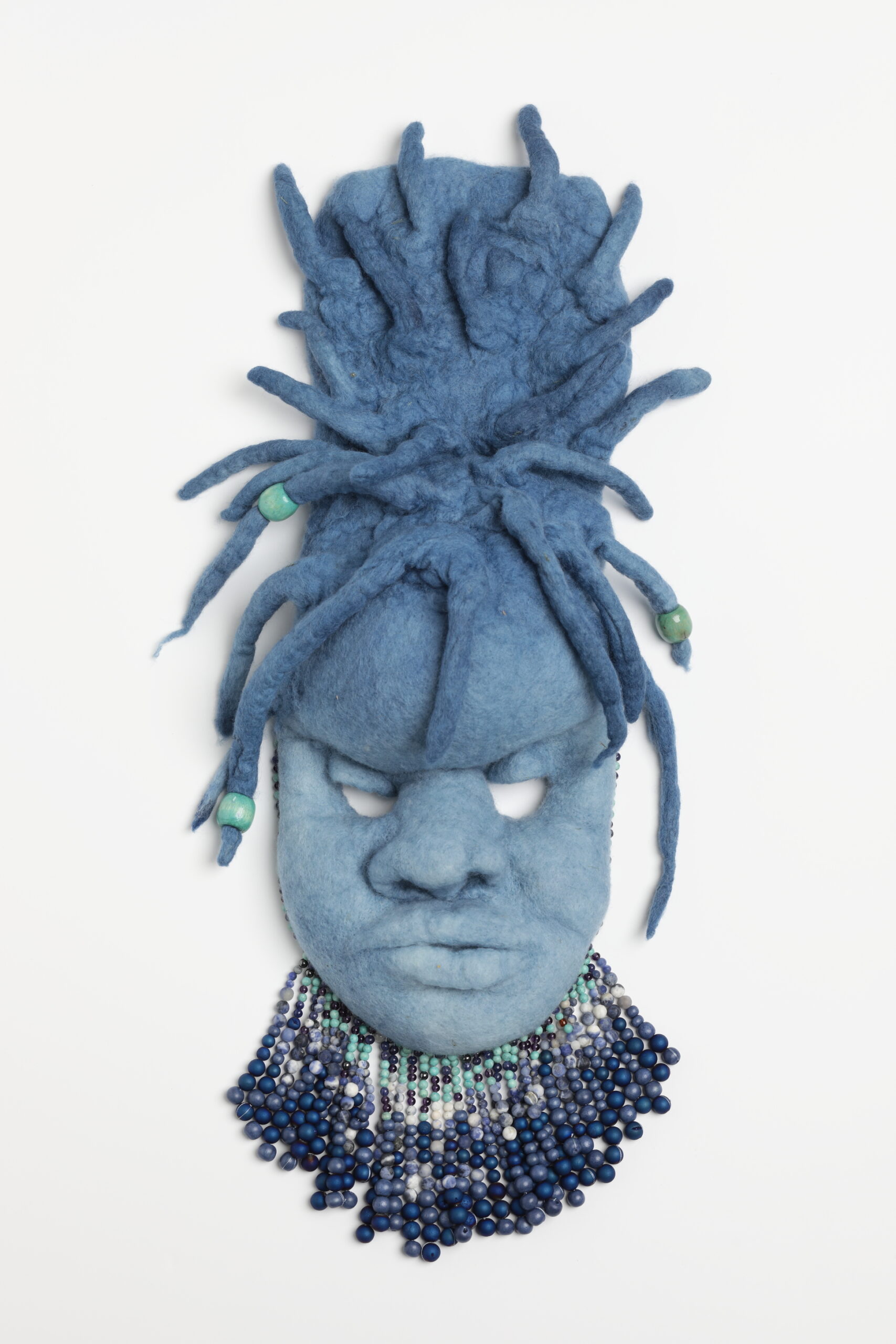 blue/Black/baby smiles, singin’ to an old river- we hear you coming (peformance mask 4)