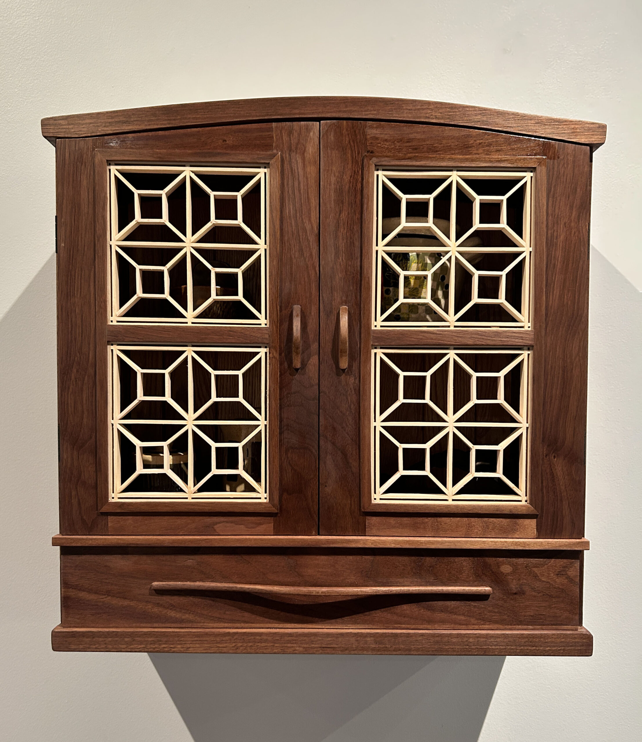 Wall Mounted Display Cabinet