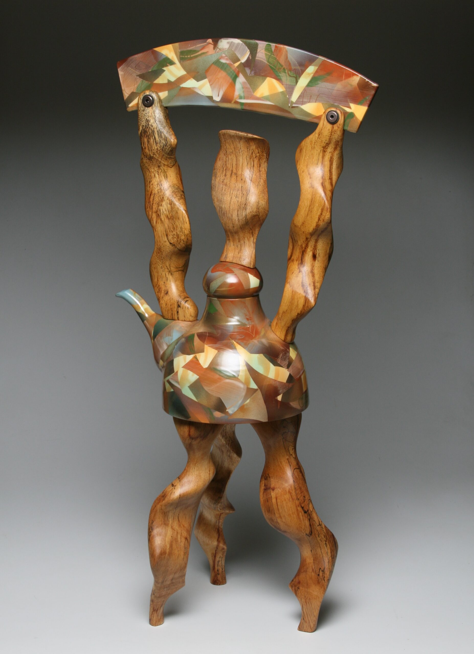 Spalted Pashaco Teapot